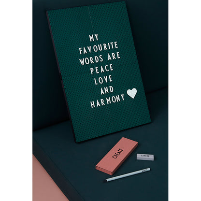 Design Letters, Kontorikoner till Message Board - white