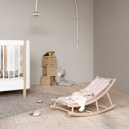 Oliver Furniture, Wood Baby &amp; junior vippestol - Eg/rose