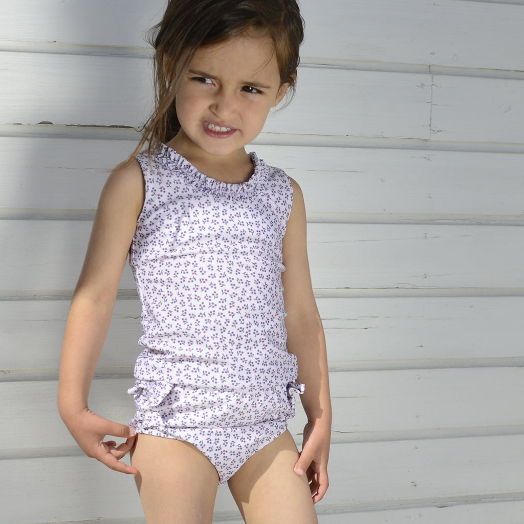 Petit Crabe UV-badblöja, Lea, Bouquet - 0-3 år