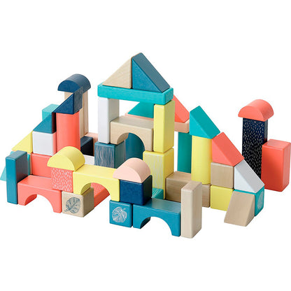 Vilac byggeklodser i træ, 54 stk i forskellige former
