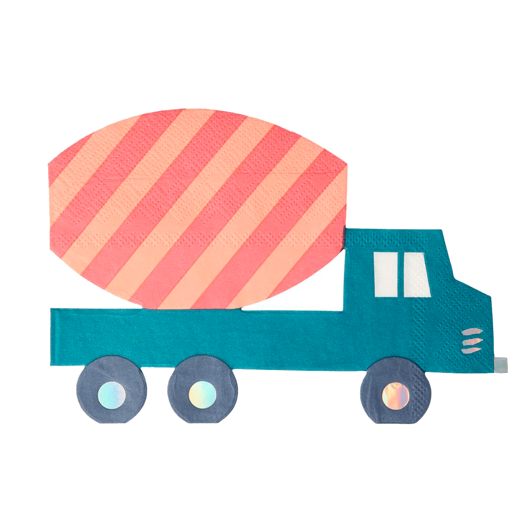 Meri Meri servetter, Arbetsbil - 16 st.