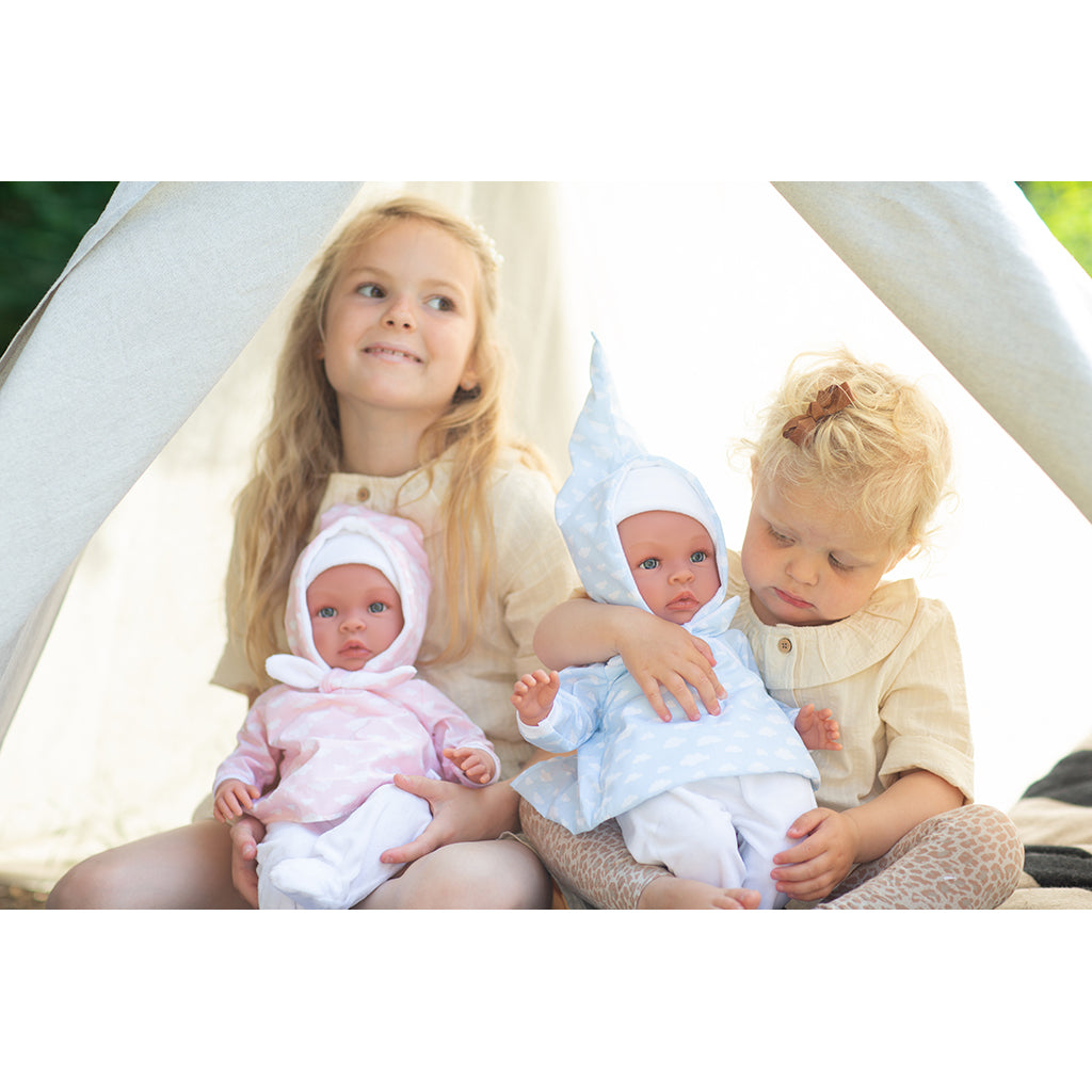 Así Leo Nordisk babydocka, 46 cm - Nubes Azules