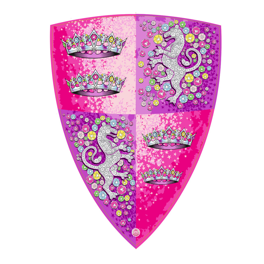 Prinsesseskjold, Crystal Princess - pink