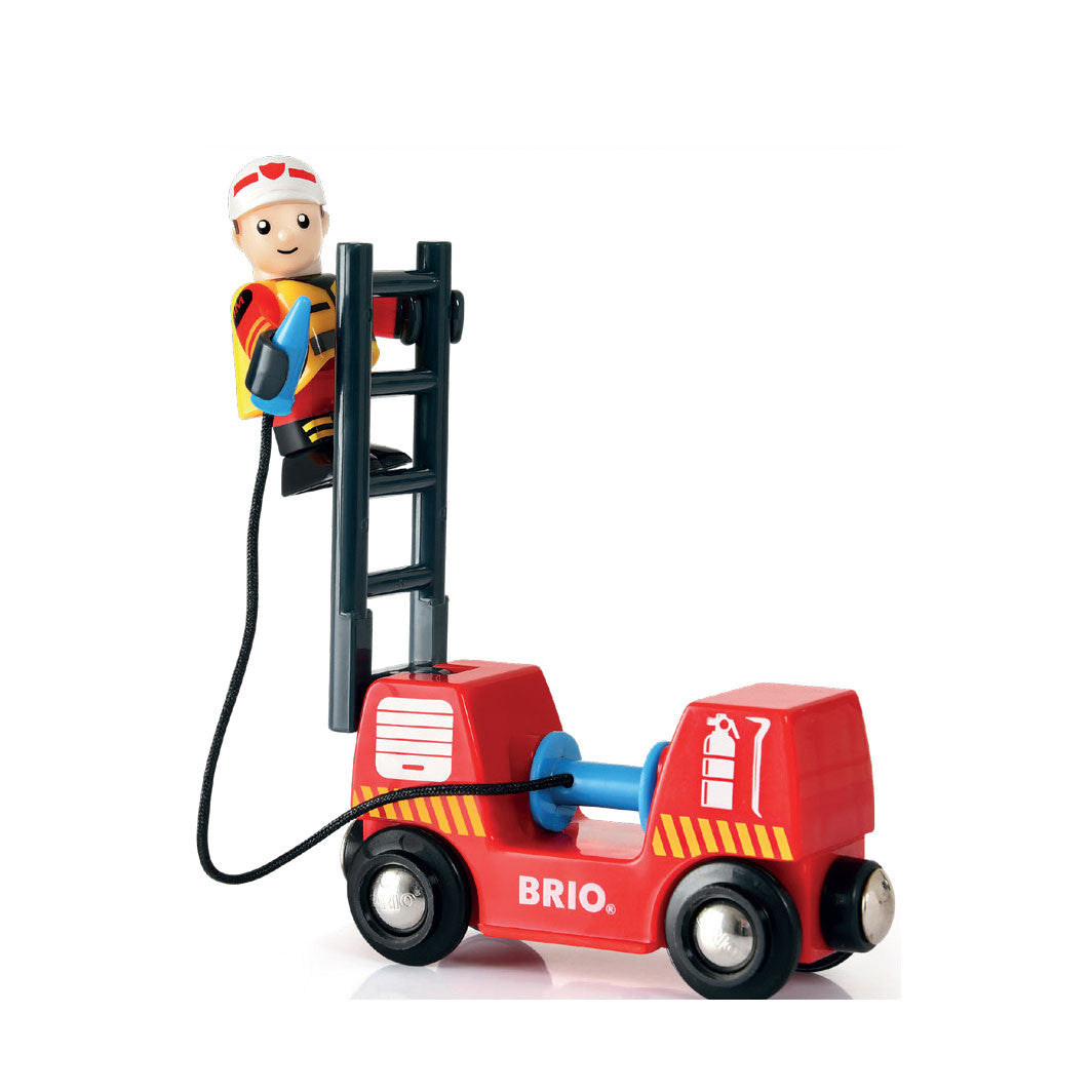 Brio Tågbana med brandmanstema