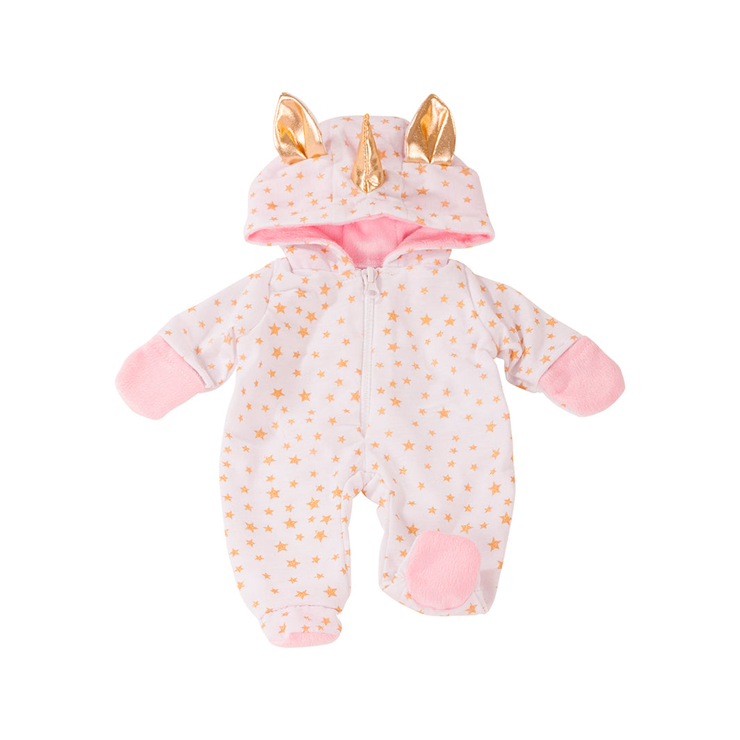 Götz dukketøj, Sparkedragt enhjørning - str. 30-33 cm