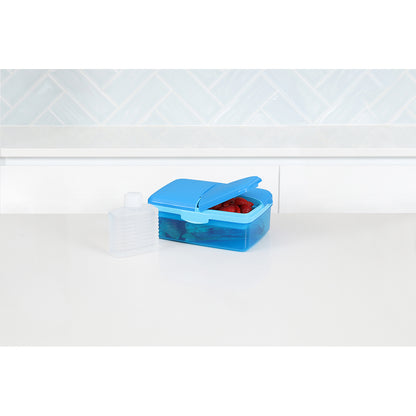 Sistema matlåda och dricksflaska, Slimline Quaddie 1.5 L - Blue