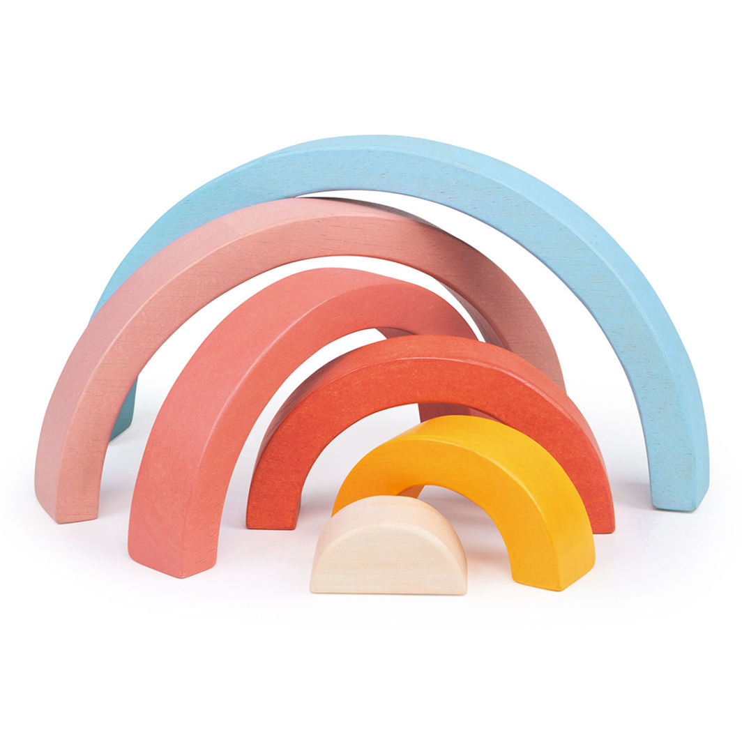 Mentari, Träklossar - Solnedgång