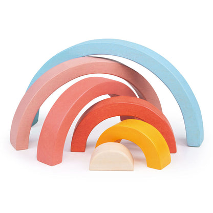 Mentari, Träklossar - Solnedgång