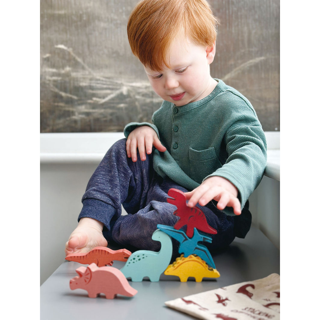 Mentari, Stapelleksaker - Dinosaurier