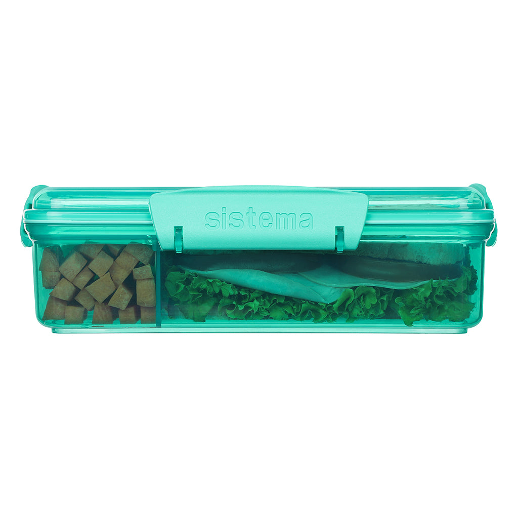 Sistema Snack Attack Duo lunchlåda 975 ml, Teal