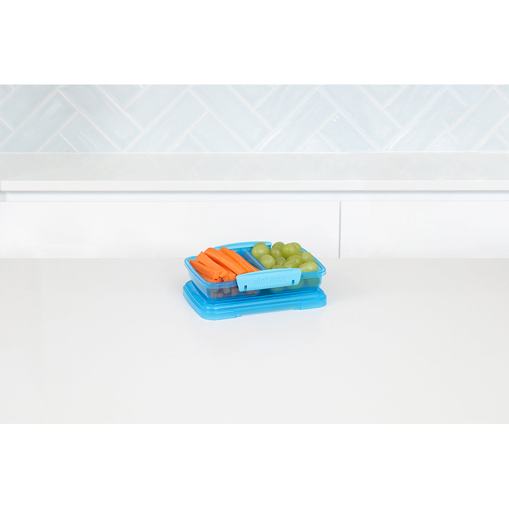 Sistema matlåda Small Split, Trend 350 ml - Blå