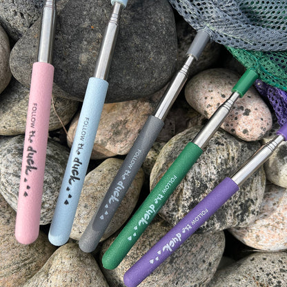 Follow the duck, Teleskopfiskenät - Antracitgrå