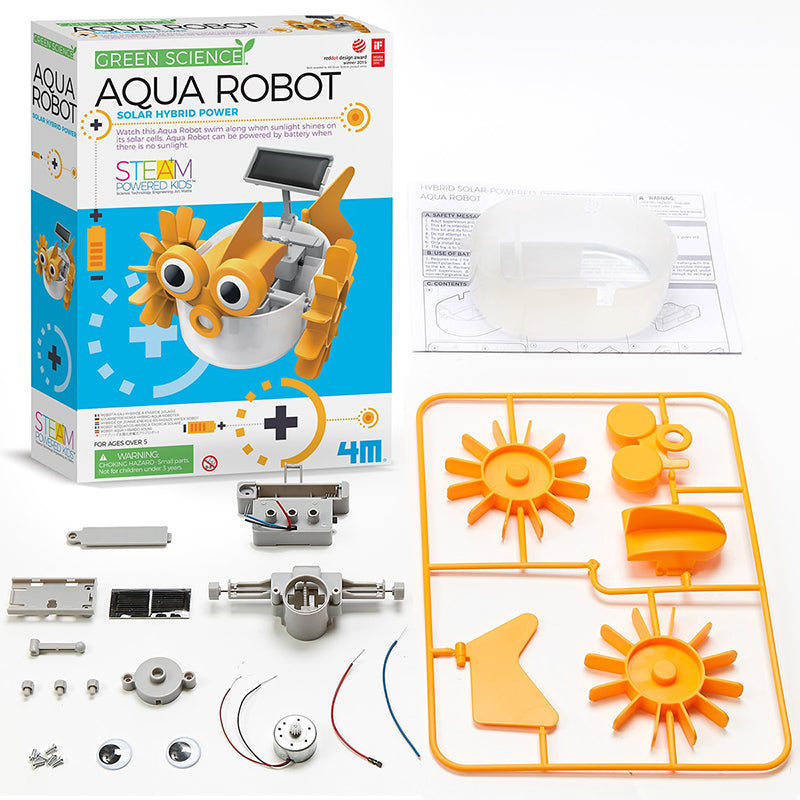 Green Science, experimentsats - Hybrid Solar Power - Aqua Robot