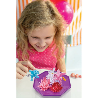 4M experimentset, Crystal Growing, Magical unicorn terrarium – Från 10 år