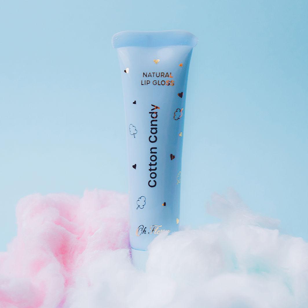 Oh Flossy Naturlig Lip Gloss för barn, Set med 3 färger