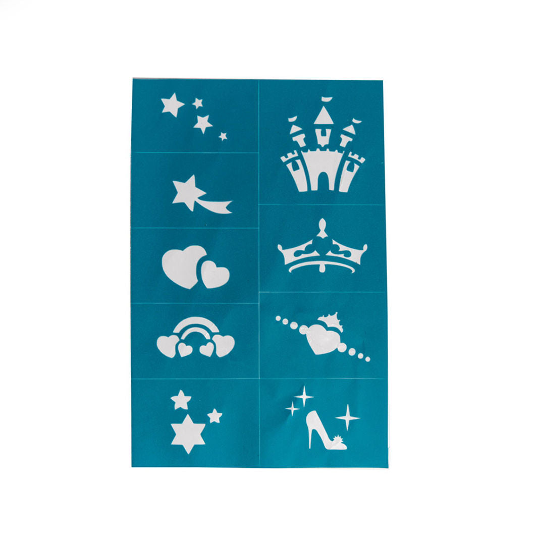 Oh Flossy Ansiktsmålning och sminkstenciler för barn