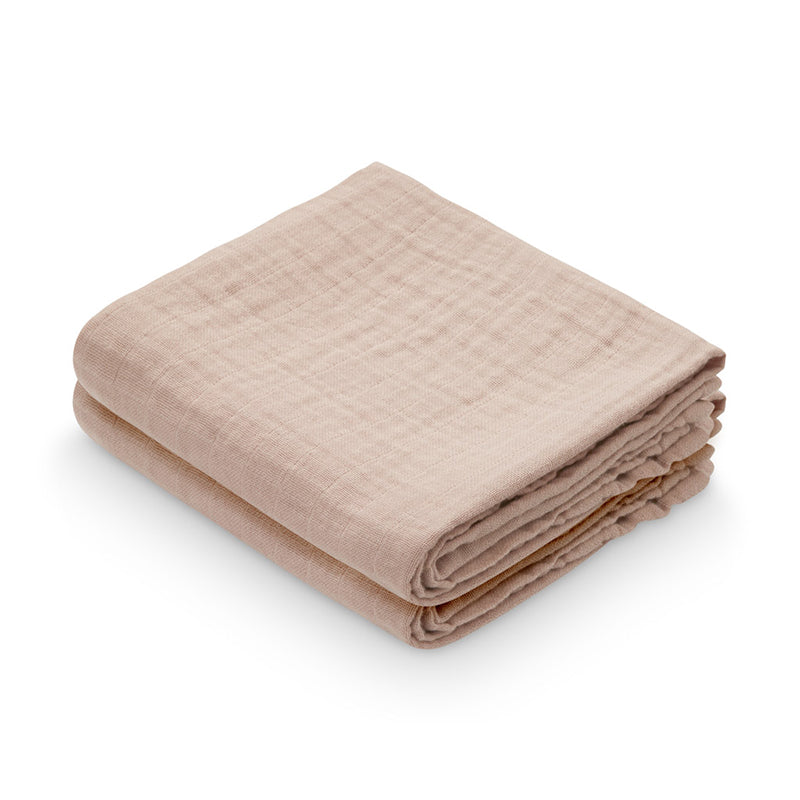 Cam Cam muslinfilt, ekologisk, 2-pack - Dusty rose