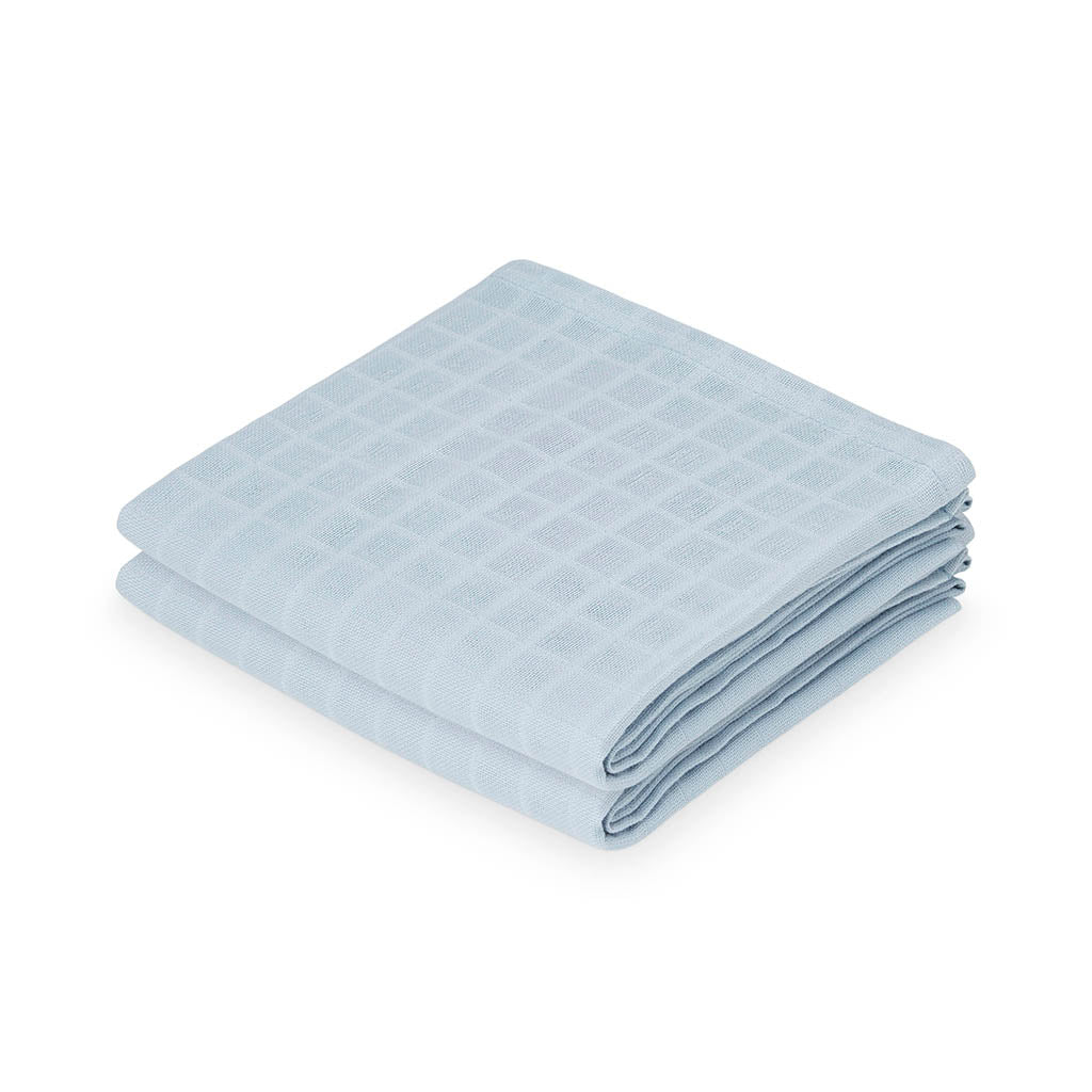 Cam Cam muslinfilt, ekologisk, 2-pack - Dusty blue