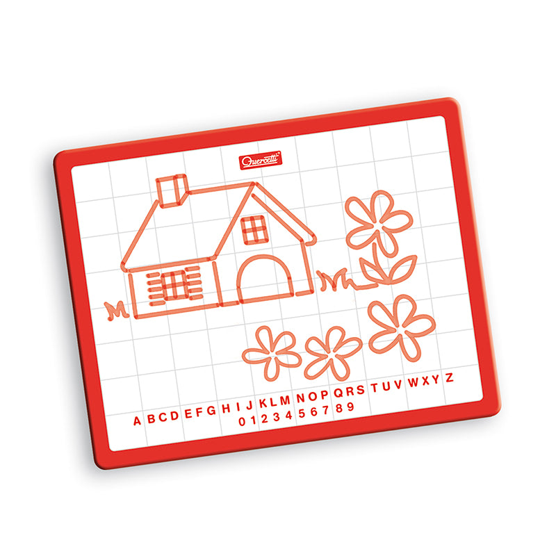 Quercetti Magnetisk rittavla med bokstäver