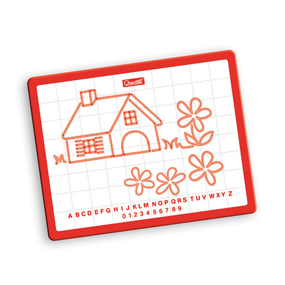 Quercetti Magnetisk rittavla med bokstäver