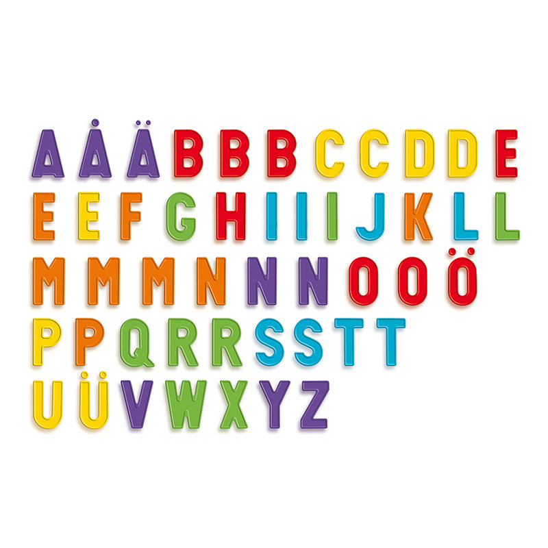 Quercetti Magnetisk rittavla med bokstäver