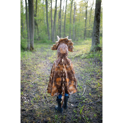 Great Pretenders djurkostym, Grandasaurus Triceratops Cape med klor - stl. 4-6 år