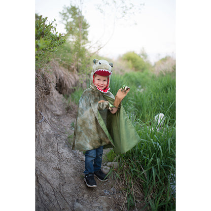 Great Pretenders djurdräkt, dinosauriekappa, T-Rex - stl. 4-6 år