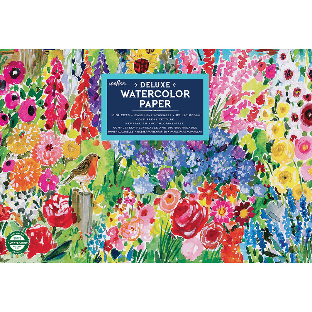 eeBoo Akvarellpapper, Seaside Garden