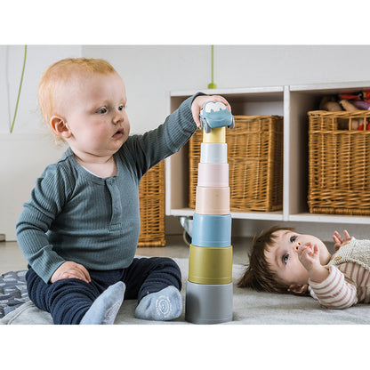 Dantoy Bioplast Tiny Stapelbägare, Svanenmärkt - Från 6 mån.