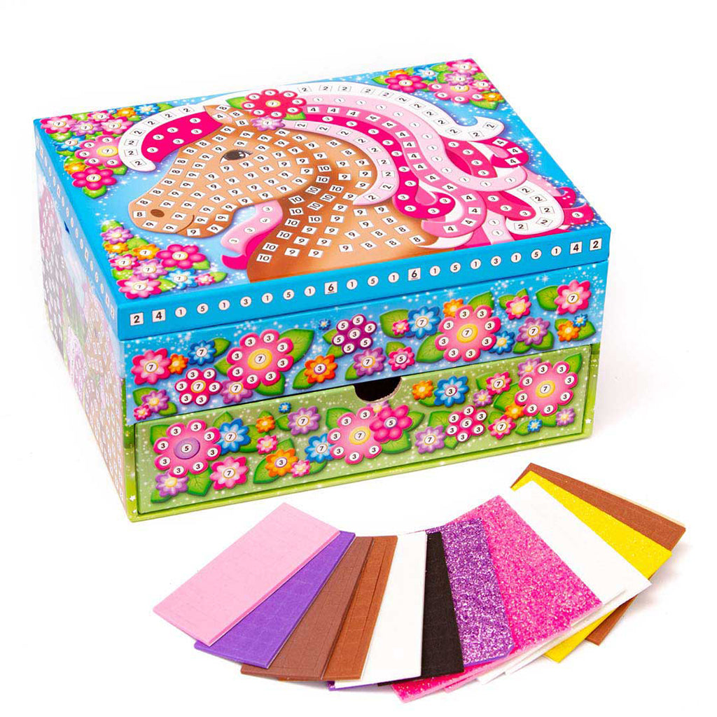 Sticky Mosaics smyckesskrin, Häst