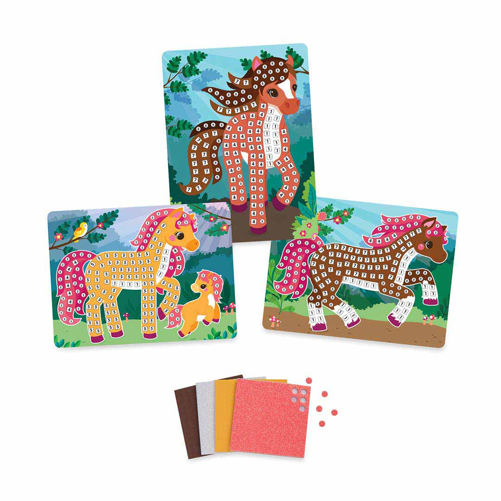 Sticky Mosaics Hästar