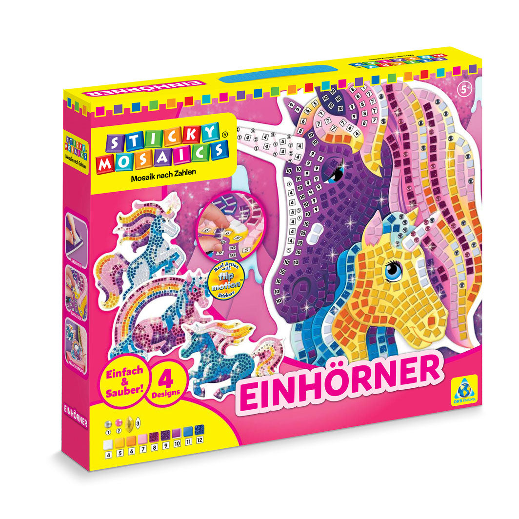 Sticky Mosaics enhjørninge, stor