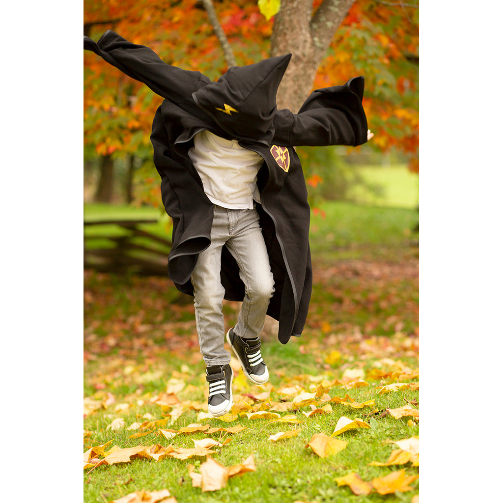 Great Pretenders Trollkarlskappa och glasögon - stl. 5-6 år