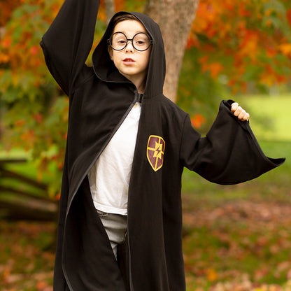 Great Pretenders Trollkarlskappa och glasögon - stl. 5-6 år