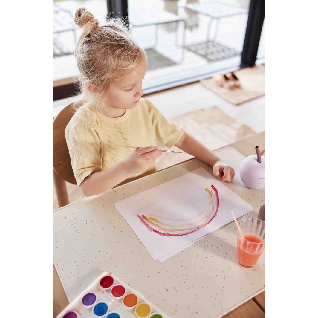 OYOY Kreativitetsunderlag, Konfetti - Off-white