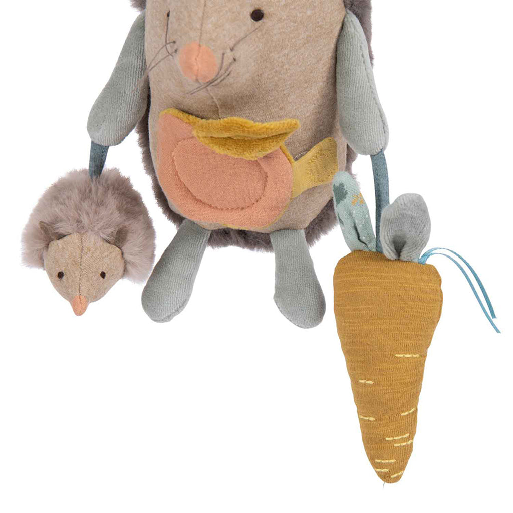 Moulin Roty aktivitetsrassel, Igelkott – Trois Petits Lapins