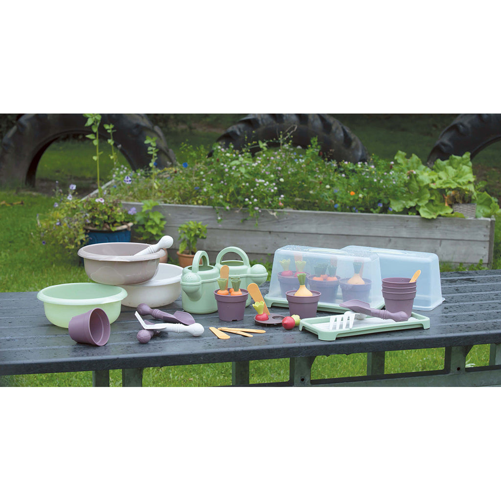 Dantoy Bioplast, Green Garden – Planteskole set, 51 delar