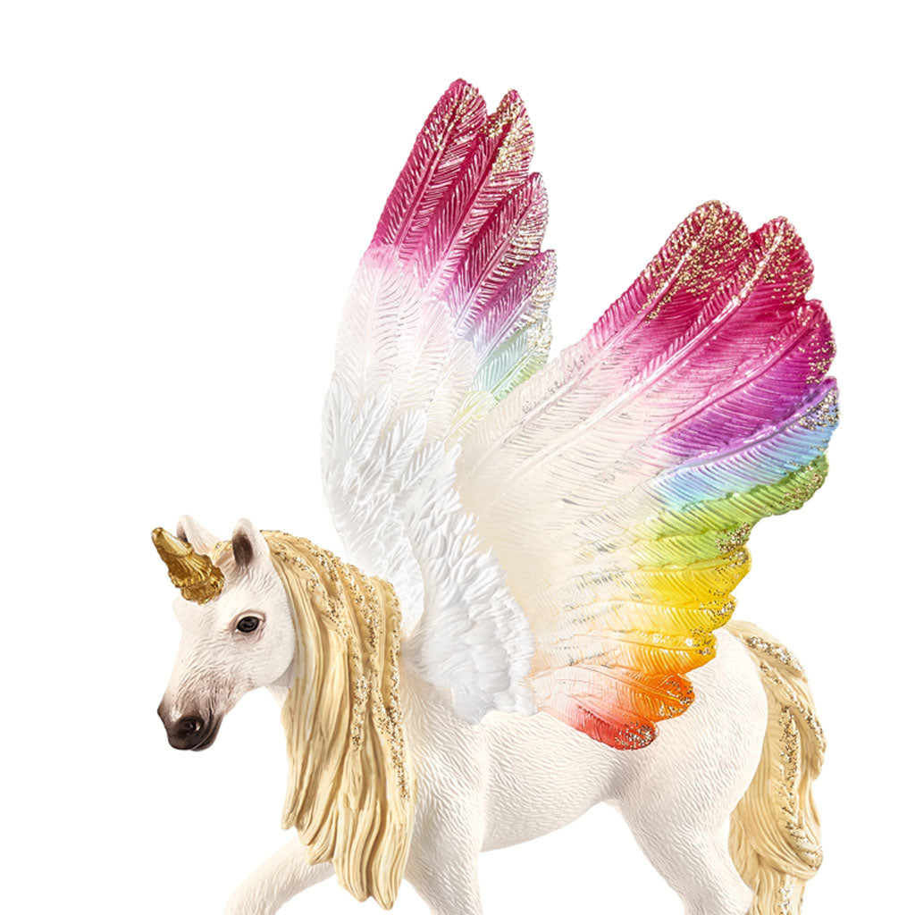 Schleich enhjørning m. vinger - vist tæt på 