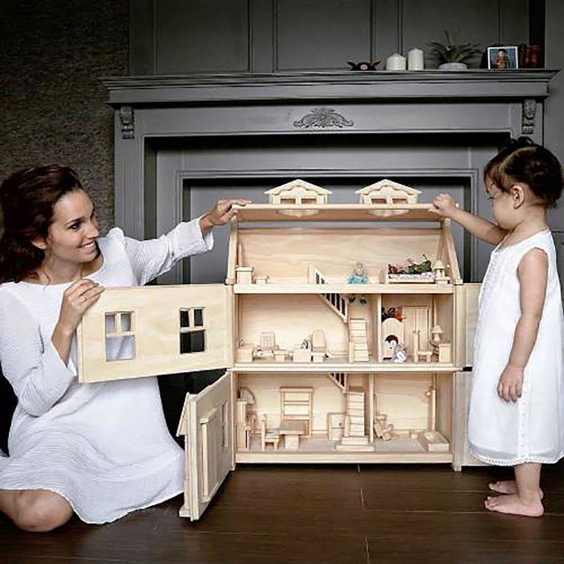 Plan Toys viktorianskt dockhus