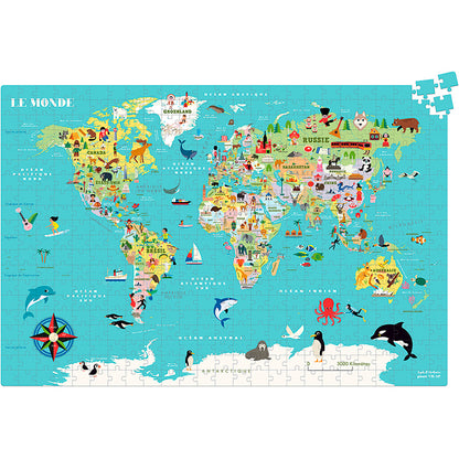 Vilac puslespil, Verden - 500 brikker