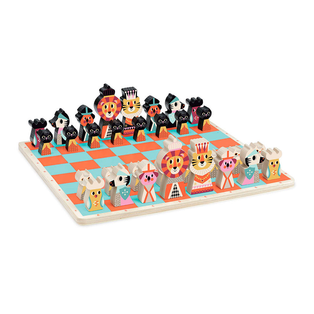 Vilac mit første skak spil, i træ