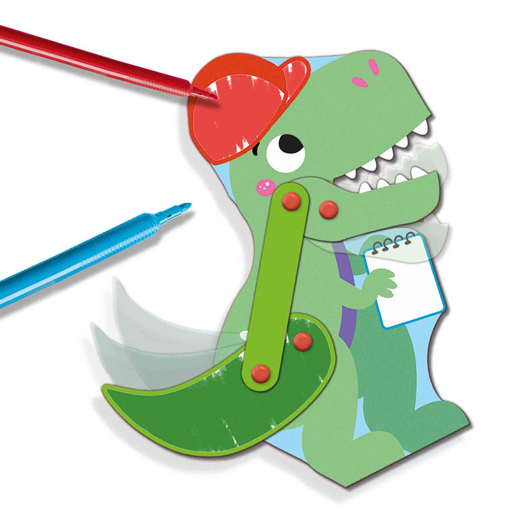 SES Creative Pappersbyggset, Ingenjörsdinosaurier