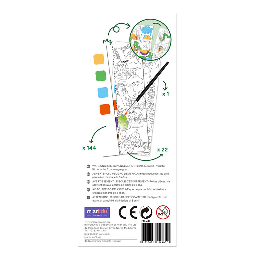 mierEdu, Vattenfärgsmålblock – Djurvänner