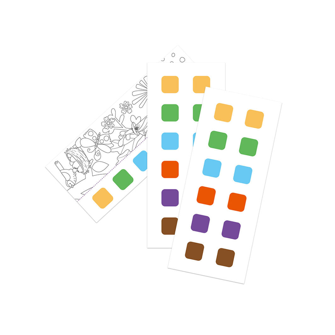 mierEdu, Vattenfärgsmålblock – Djurvänner