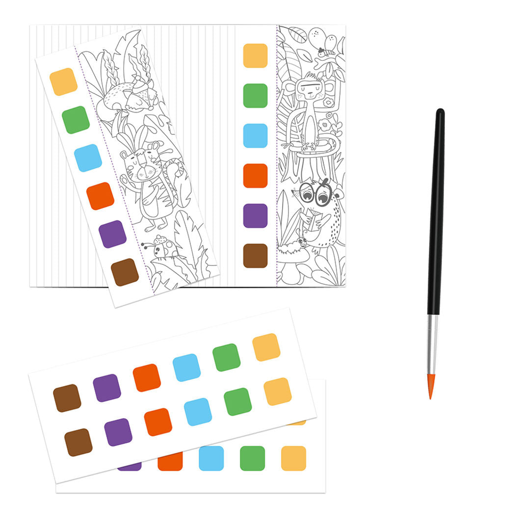 mierEdu, Vattenfärgsmålblock – Djurvänner