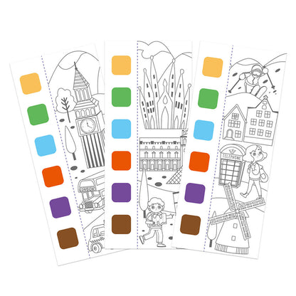 mierEdu, Vattenfärgsmålblock – Globetrotter