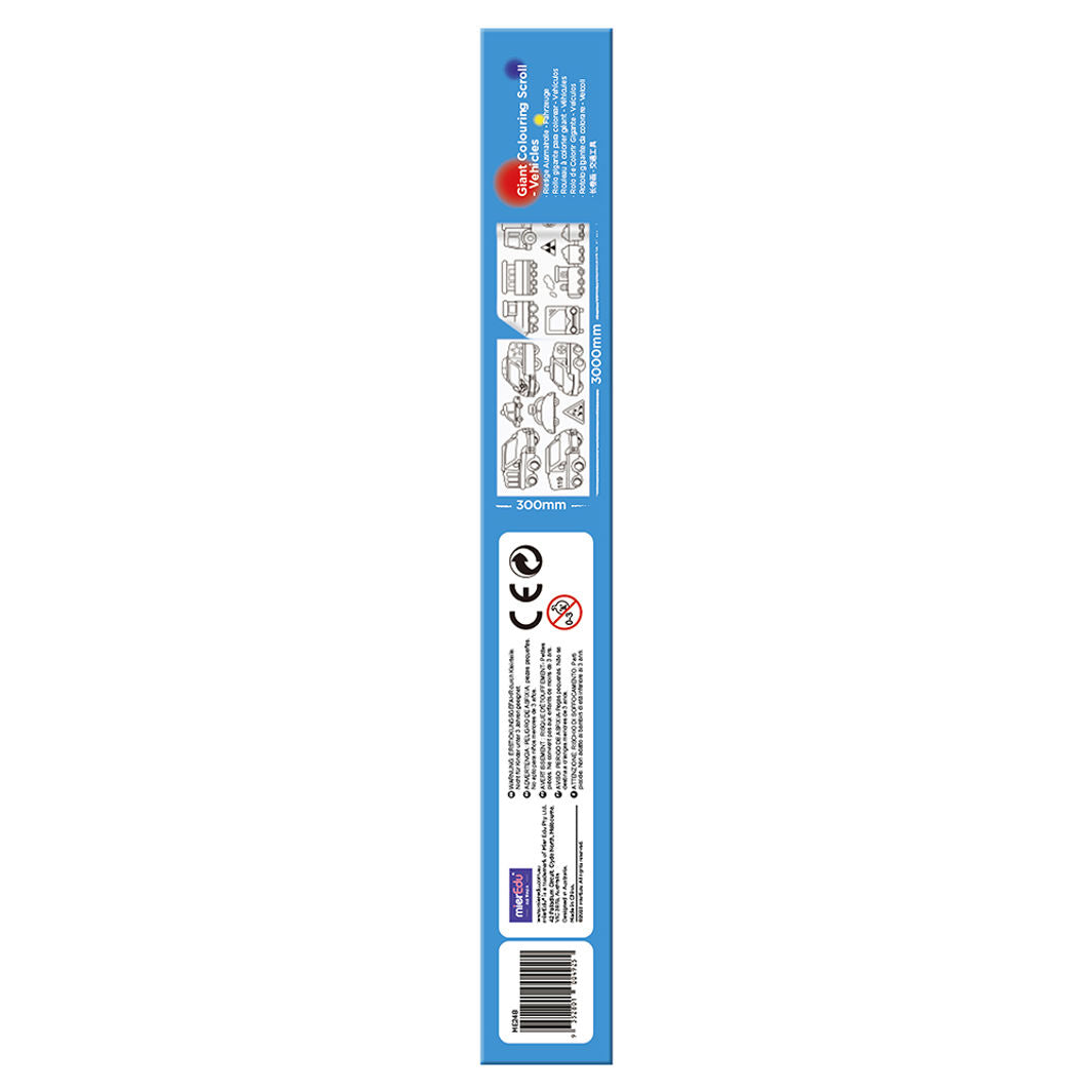 mierEdu, Stort Färgläggningsbanner - Transportmedel