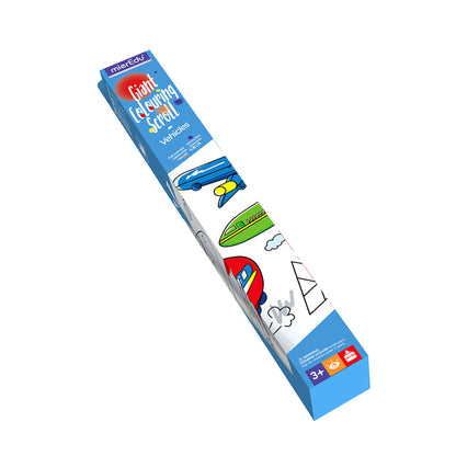 mierEdu, Stort Färgläggningsbanner - Transportmedel