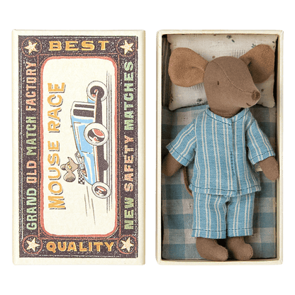 Maileg Storebror mus i tændstikæske