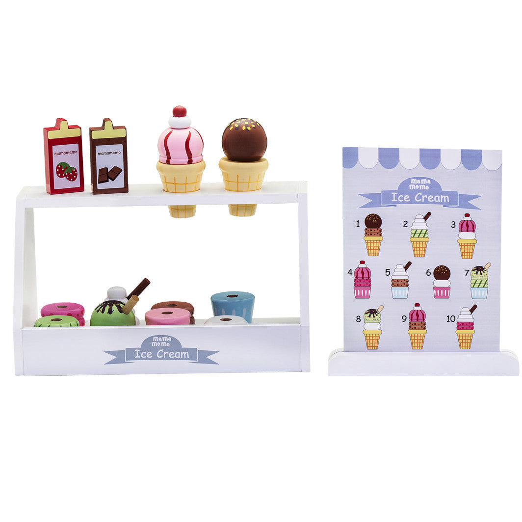 Mamamemo isbutik i træ - 85472